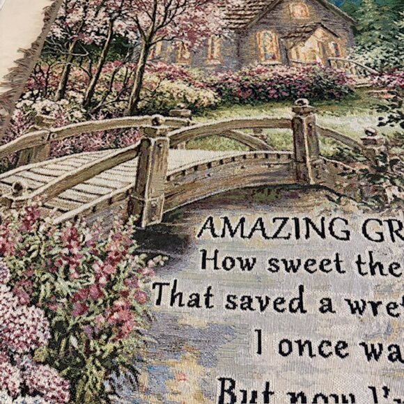 Beautiful Amazing Grace Throw  60"L x 50"W by artist, Dona Gelsinger - Picture 4 of 8